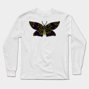 Swirls and Silk - Intersex Flag Long Sleeve T-Shirt